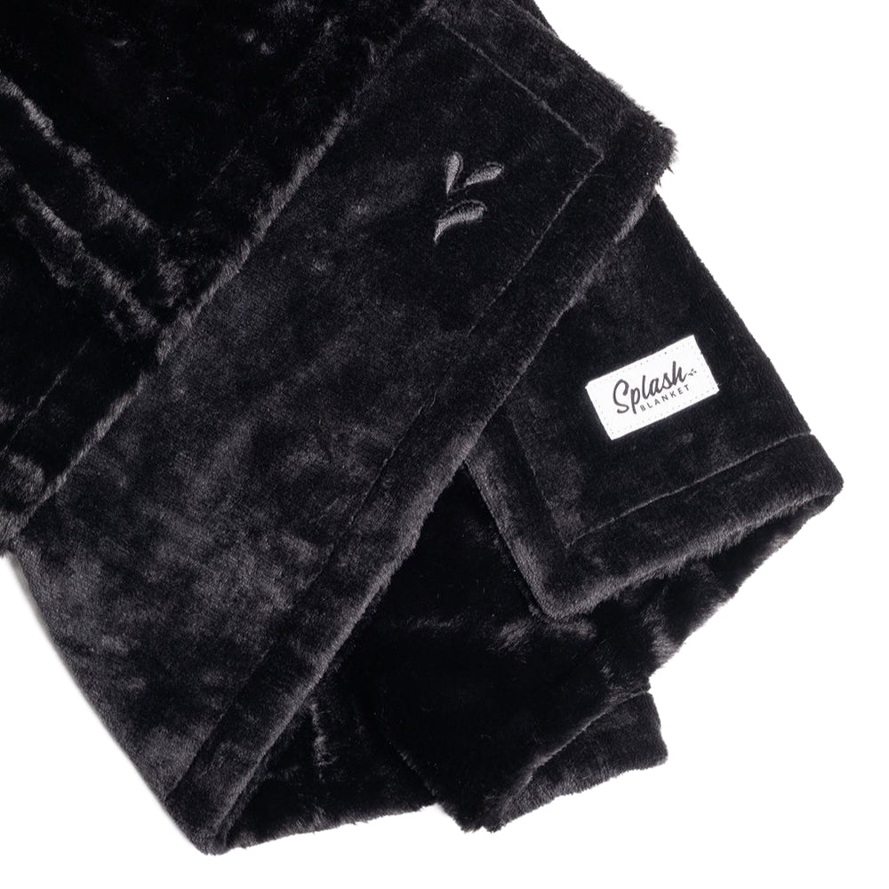 Splash Blanket Furlush Non-Bond Black S